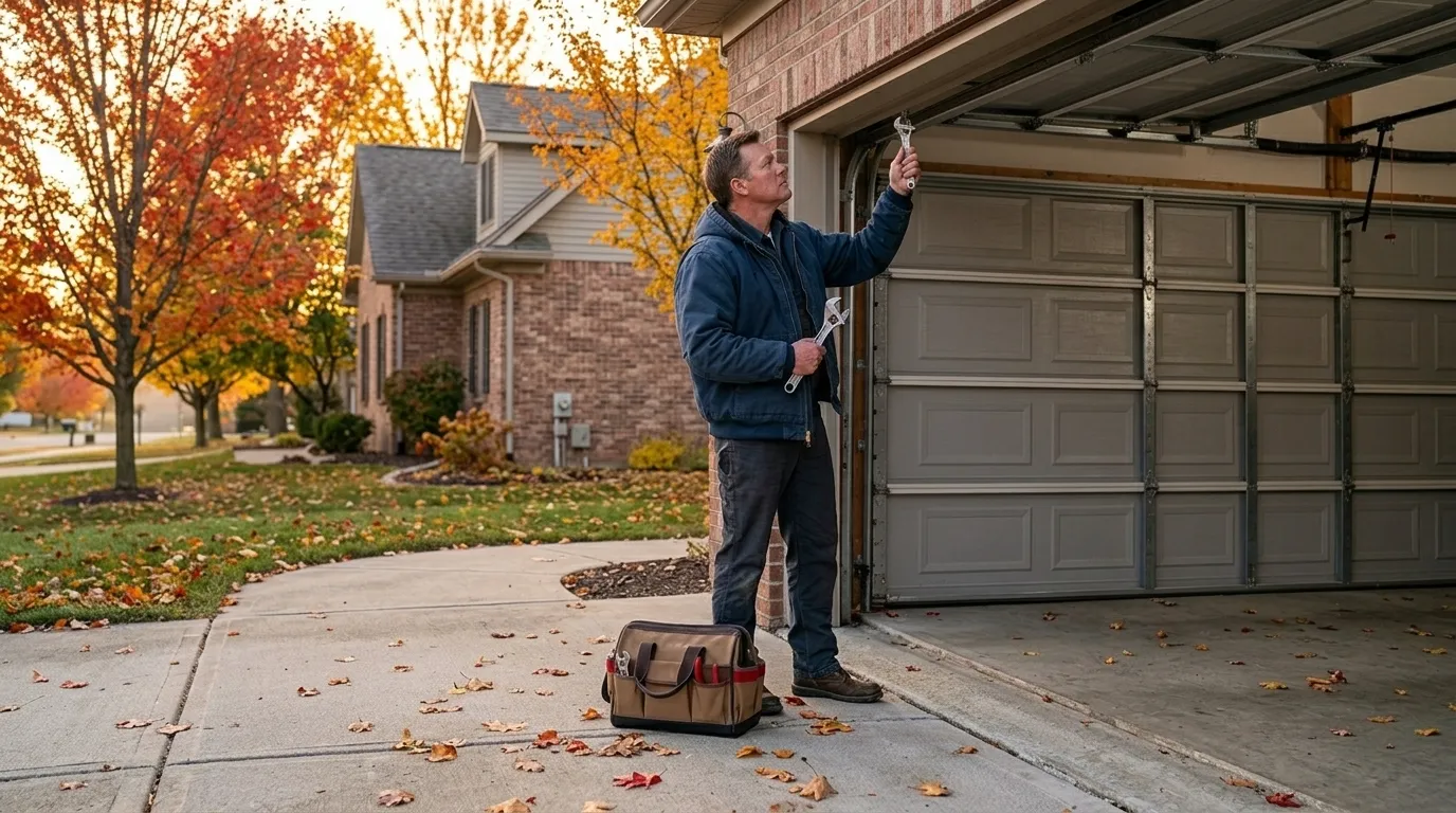 Why Older Freehold Garage Doors Struggle Every Winter